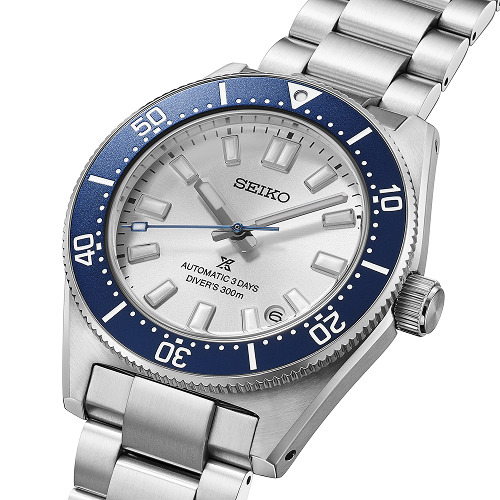 Seiko Prospex 1965 Heritage Diver HBC005 — solo shot, Seiko Blue bezel