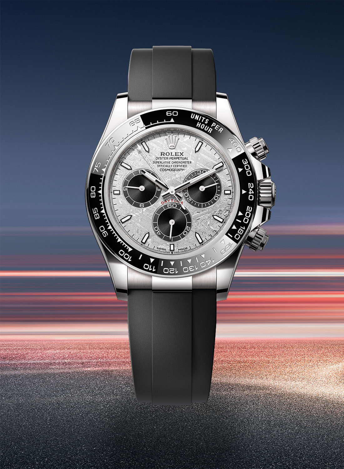 Rolex Daytona 126519LN with a meteorite dial in white gold